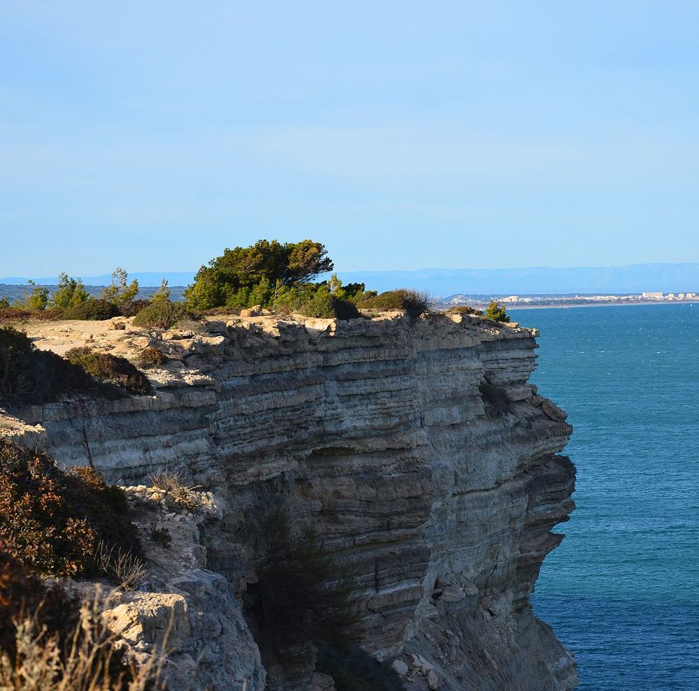 Falaises de Leucate Leucate cliffs