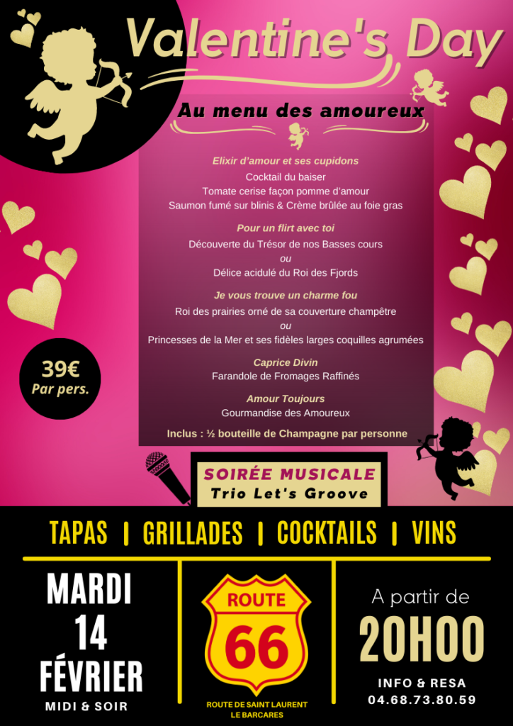 Mardi 14 Février - Saint Valentin au Nai'a Village 